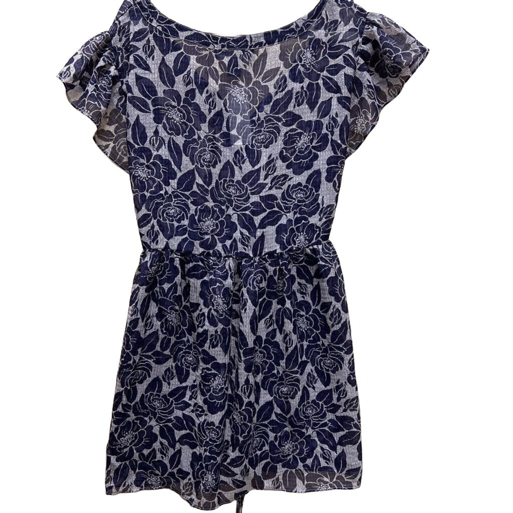 Airy Top w/Floral Pattern