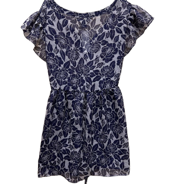 Airy Top w/Floral Pattern