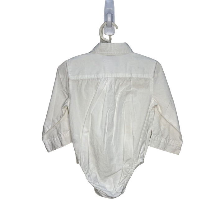 Collared Button-down Onesie
