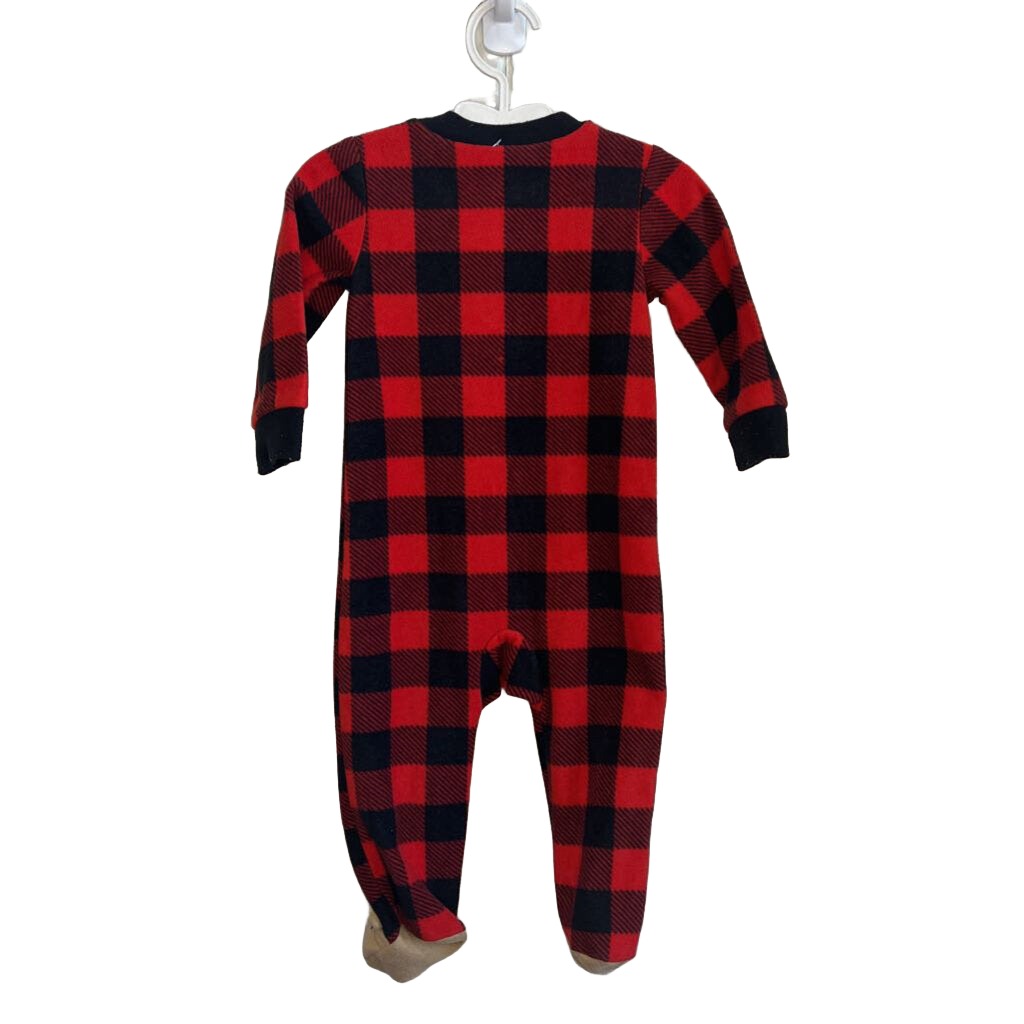 Fleece Onesie PJs - Plaid