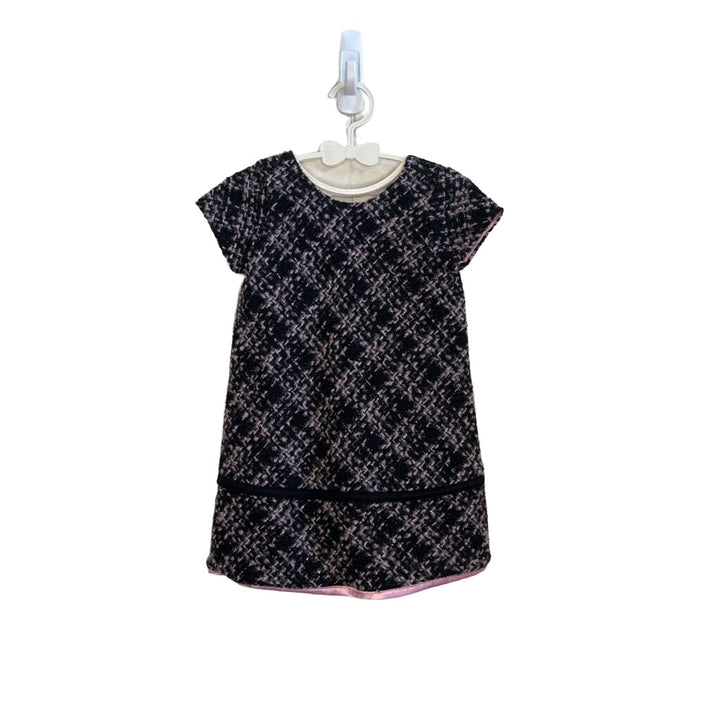 Sleeveless Tweed Dress
