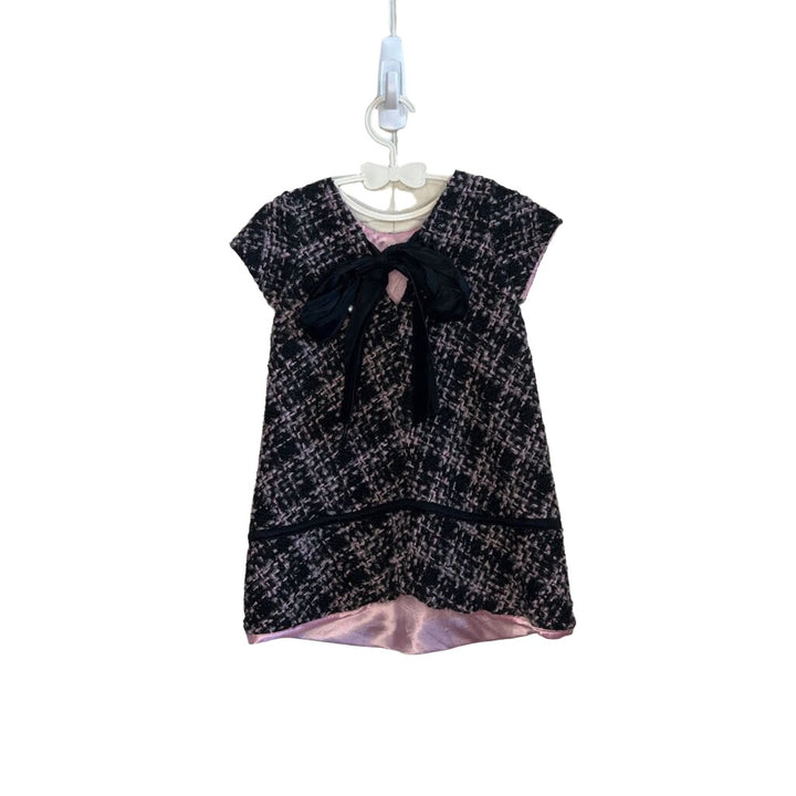 Sleeveless Tweed Dress