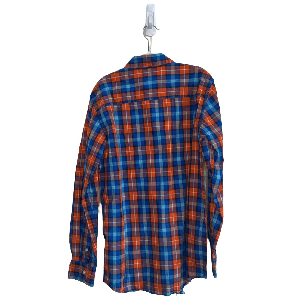 LS Collared Button-up Shirt / Plaid