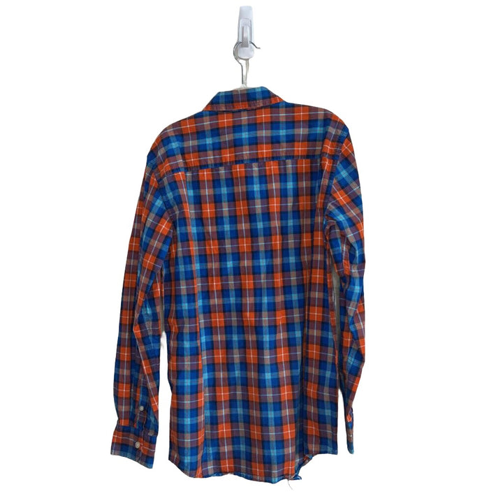 LS Collared Button-up Shirt / Plaid