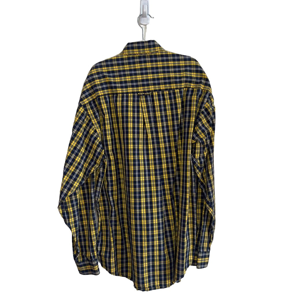 LS Collared Button-up Shirt / Plaid