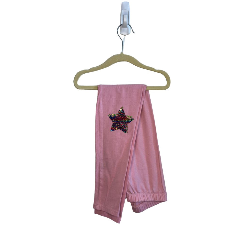 Leggings / Sequin Heart & Star on Knees