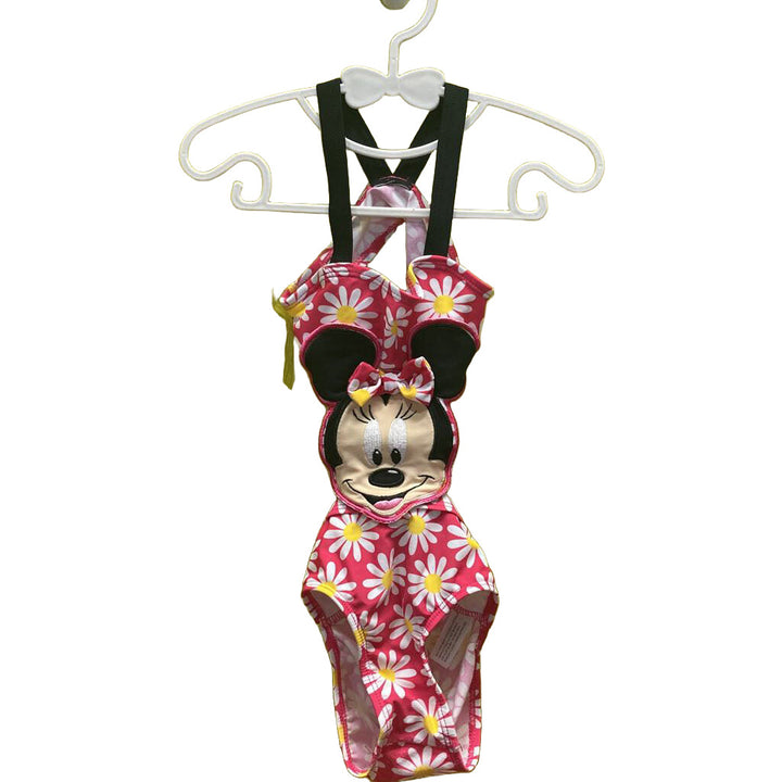 One Pc Bathing Suit / Minnie Mouse / Daisies