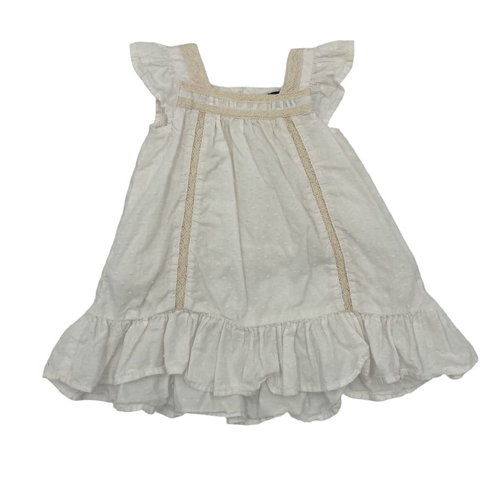Sleeveless Dress / Ruffle Shoulders & Skirt