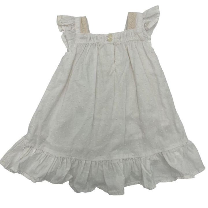 Sleeveless Dress / Ruffle Shoulders & Skirt