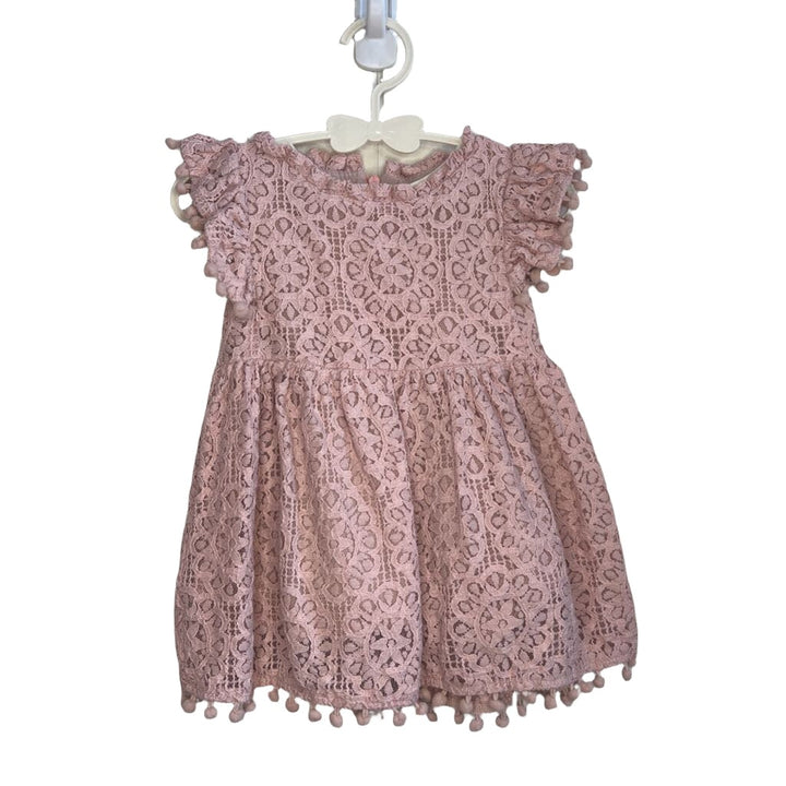 Sleeveless Eyelet Dress