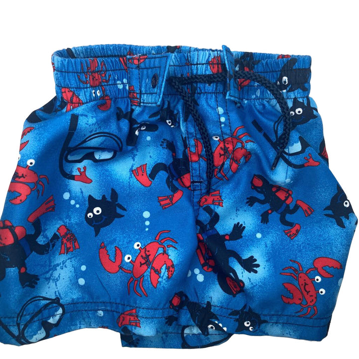 Swim Trunks / Sharks & Lobsters