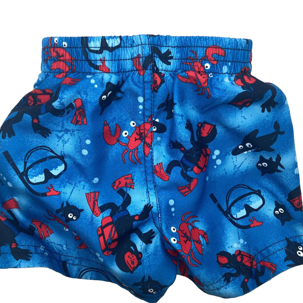 Swim Trunks / Sharks & Lobsters
