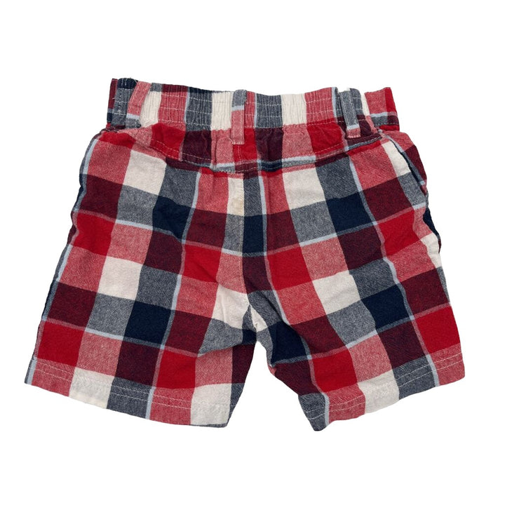 Elastic Waist Shorts / Plaid
