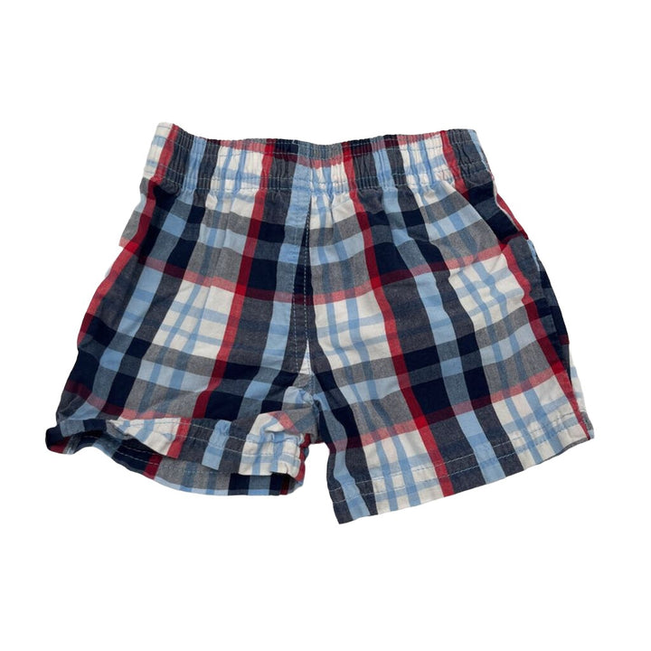 Elastic Waist Shorts / Plaid