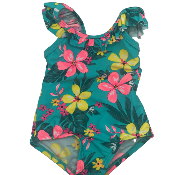One Pc Bathing Suit / Flowers