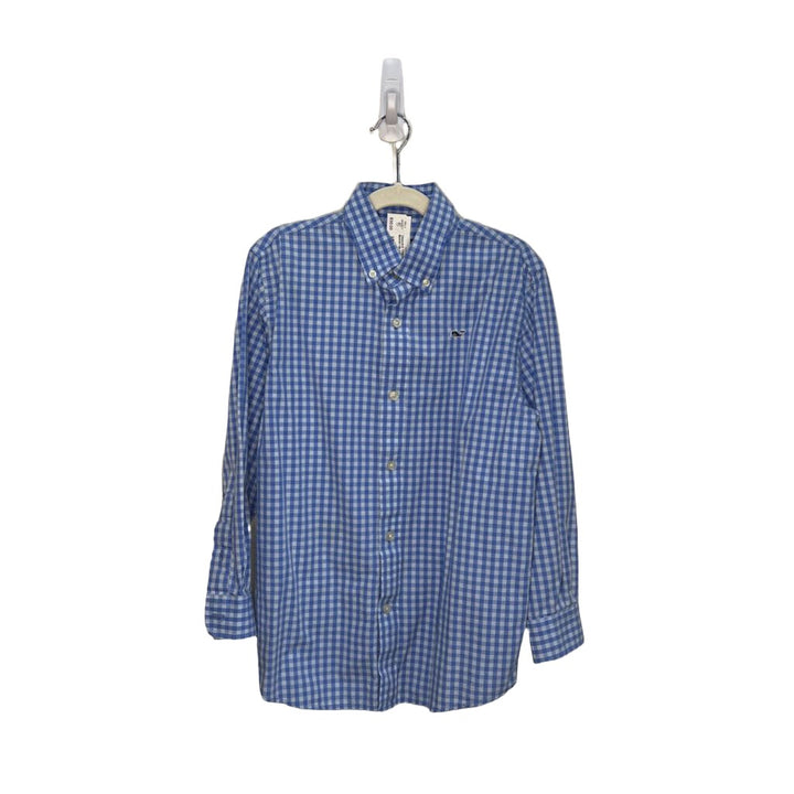 LS Collared Button Up / Checkered