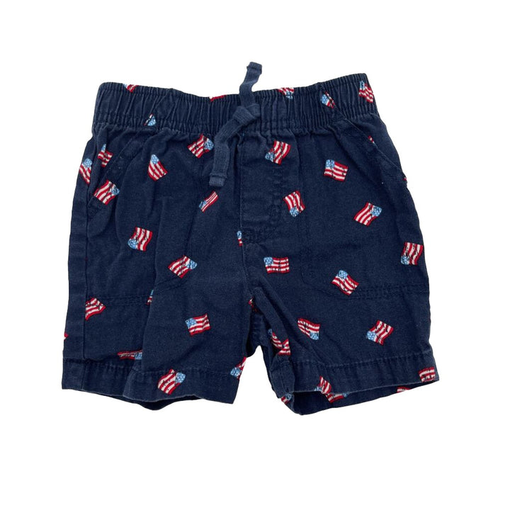 Elastic Waist Shorts / Flags