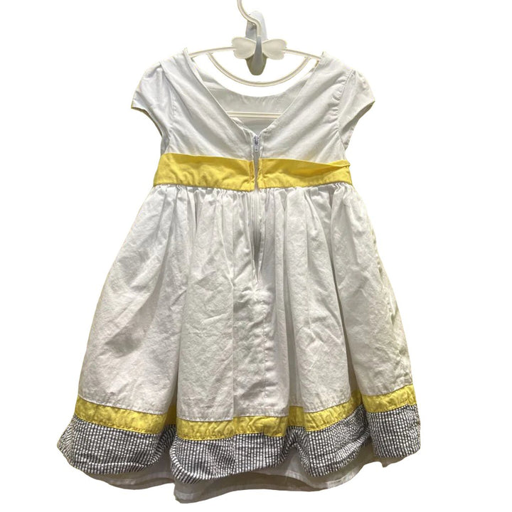 SS Dress w/Seersucker Trim