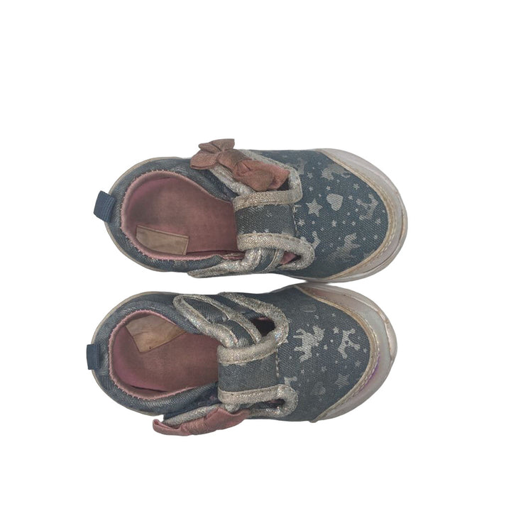 Slip-On Canvas Mary Janes wVelcro Strap