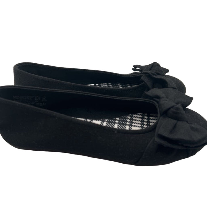 Slip-On Flats with Bow