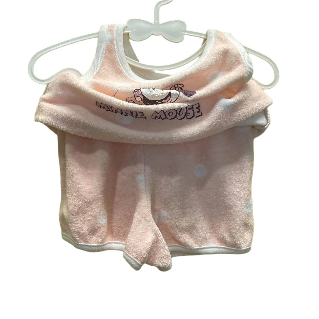 Terrycloth Shorts Set / Minnie Mouse