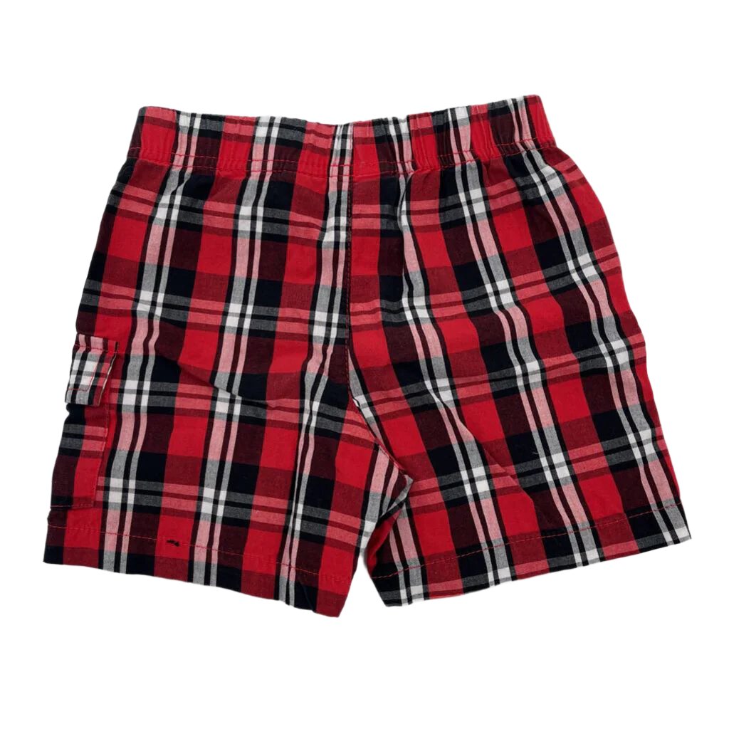 Elastic Waist Shorts / Checkered
