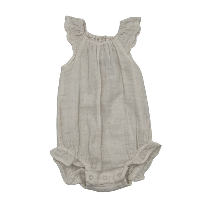 Sleeveless Muslin Romper