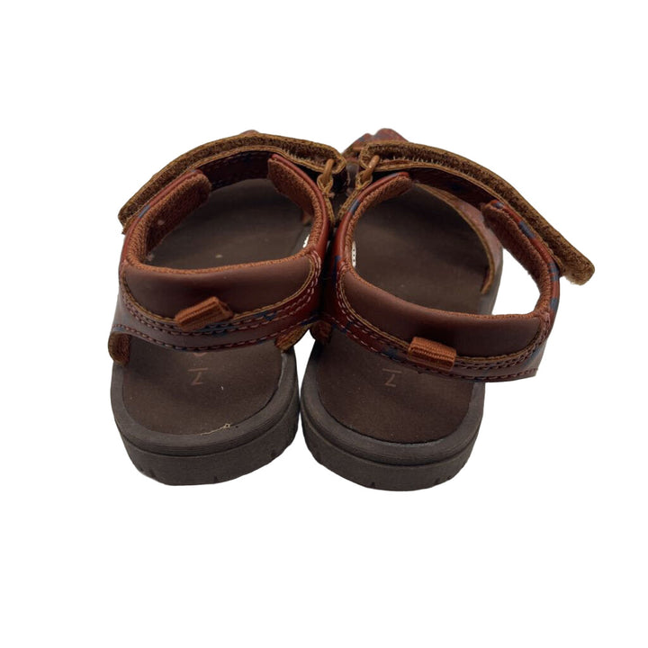 Velcro Faux Leather Sandals