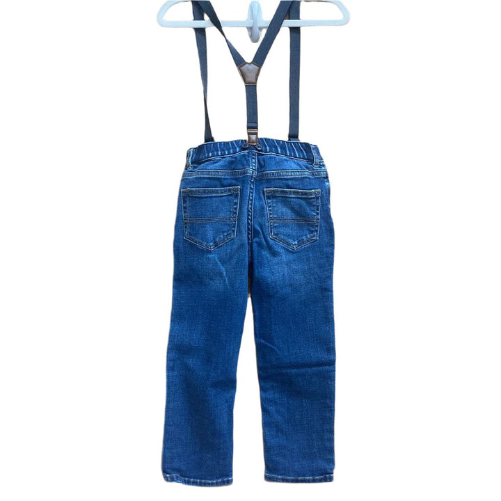 Denim Pants w/Suspenders