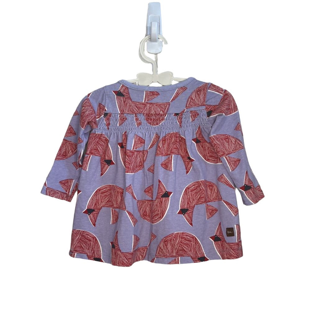 LS Cotton Dress / Cardinals