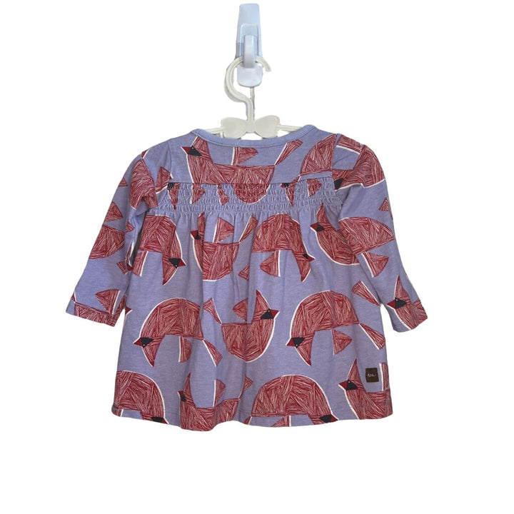 LS Cotton Dress / Cardinals