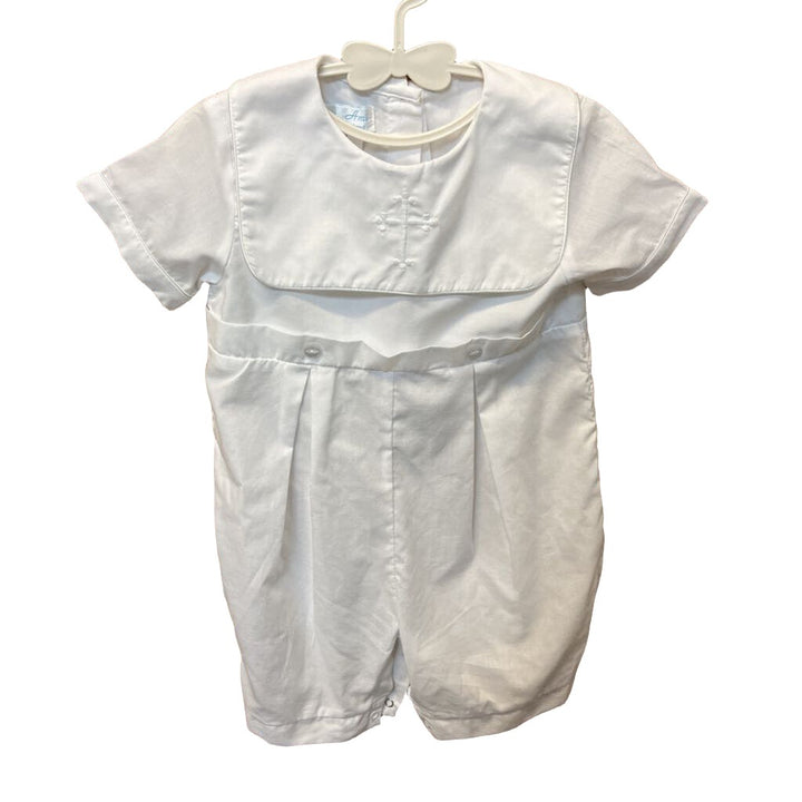 Infant Christening Romper / Bonnet