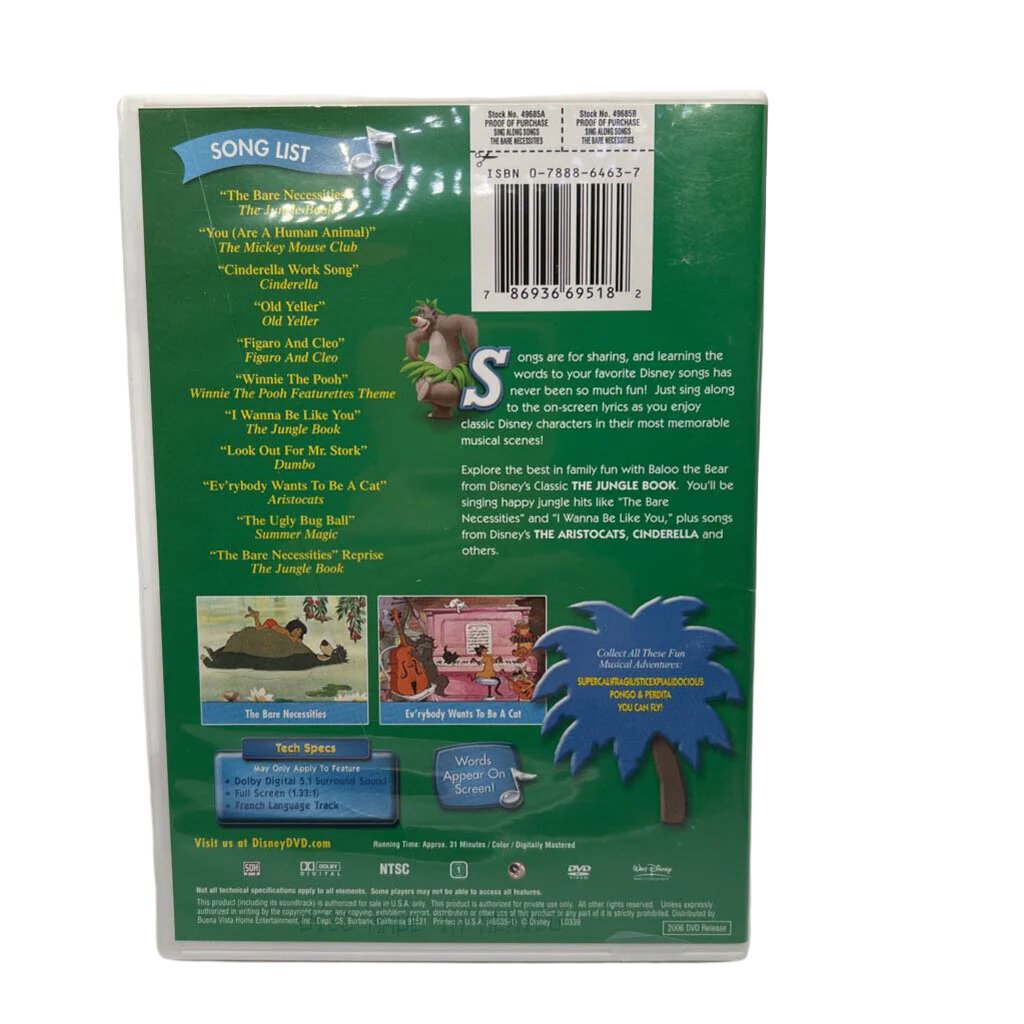 Sing Along Songs: The Bare Necessities