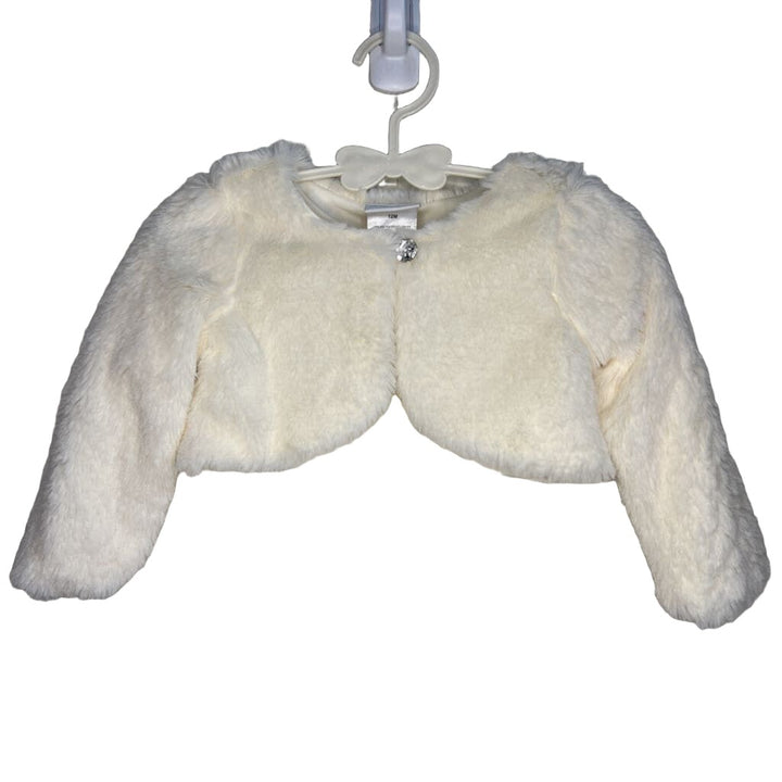 LS Faux Fur Shrug