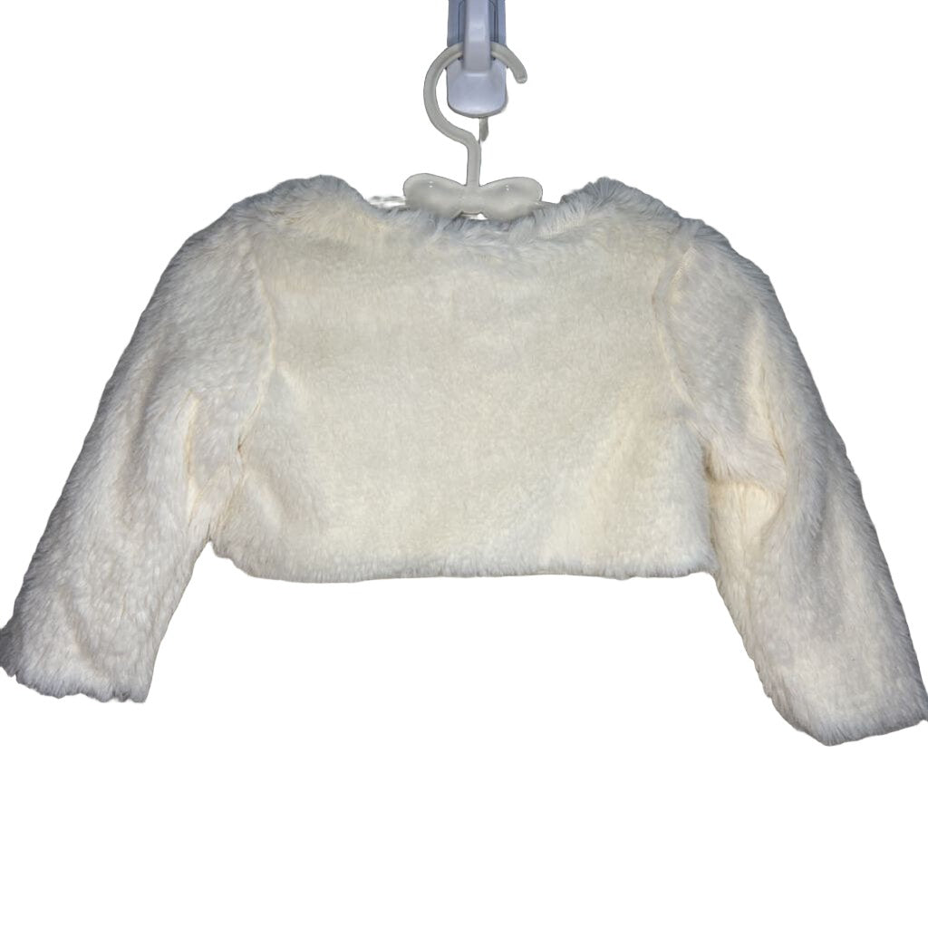 LS Faux Fur Shrug