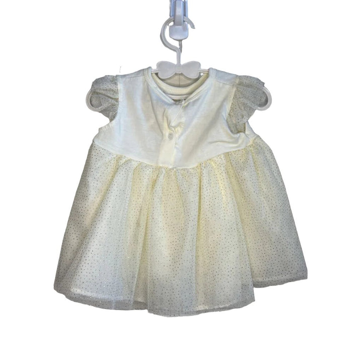 Sleeveless Tulle Skirt Dress / Cat Face