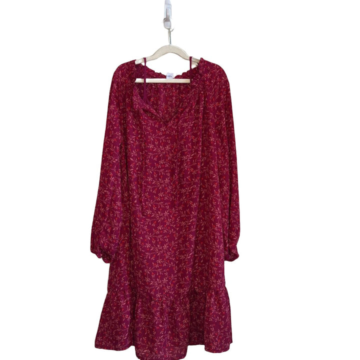 LS Floral Dress
