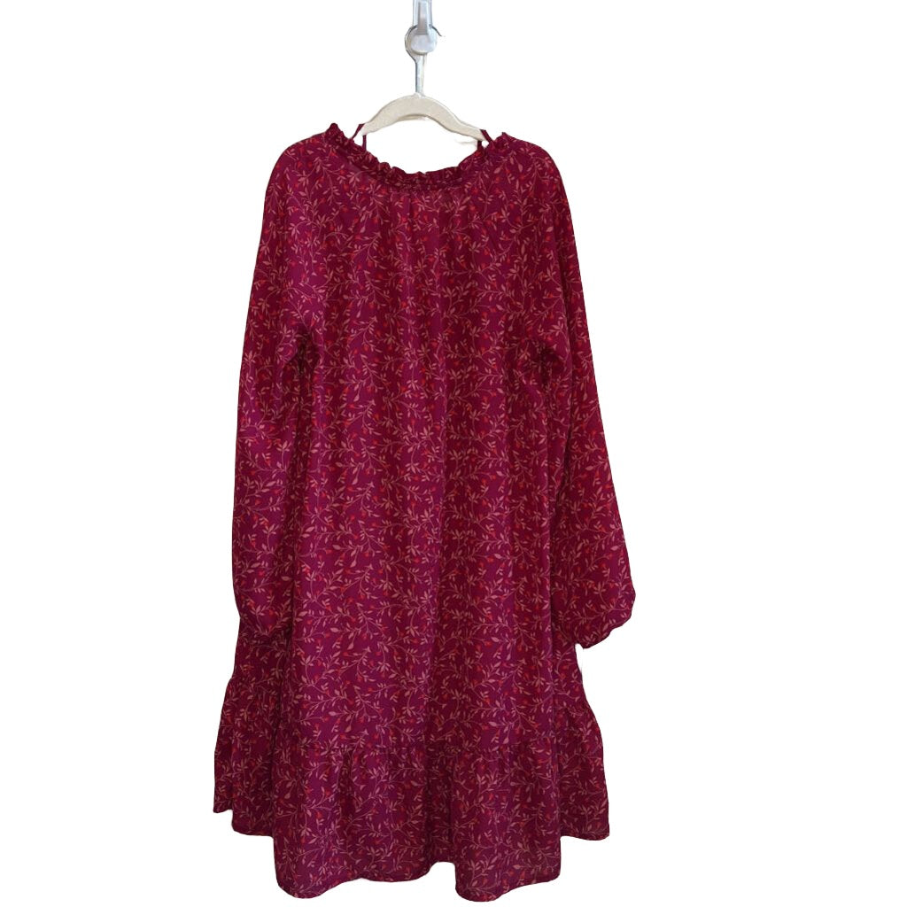 LS Floral Dress
