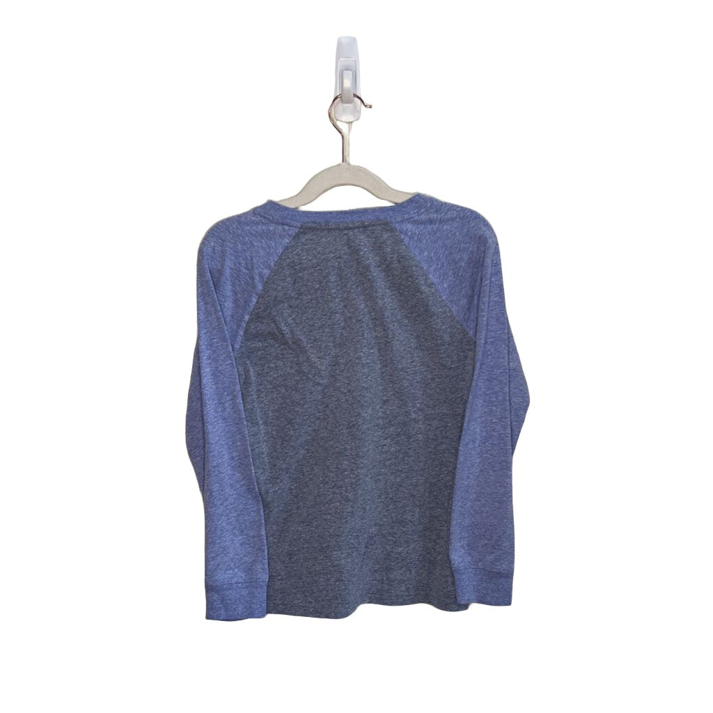 LS Shirt / Purple Sleeves