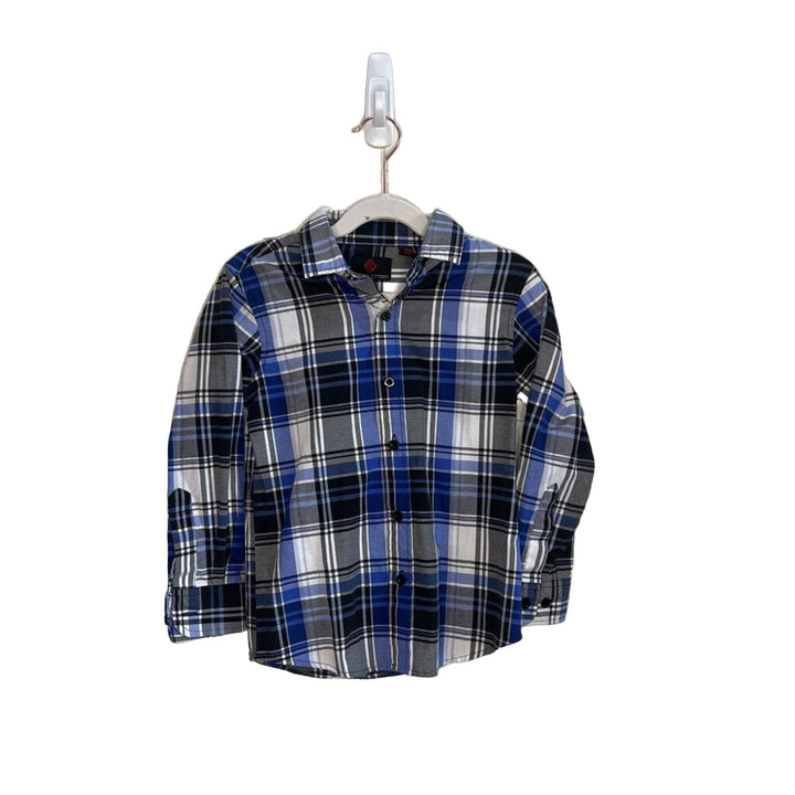 Collared Plaid Button Up