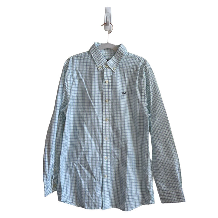 LS Button Up Checkered Shirt