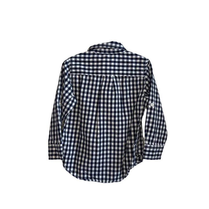 LS Button Up Checkered Shirt