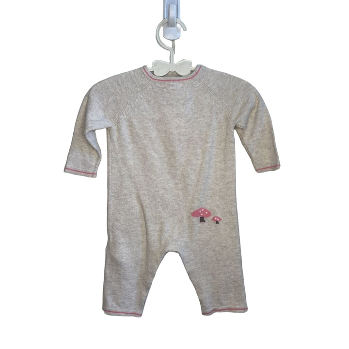 LS Cotton Romper / Hedgehog