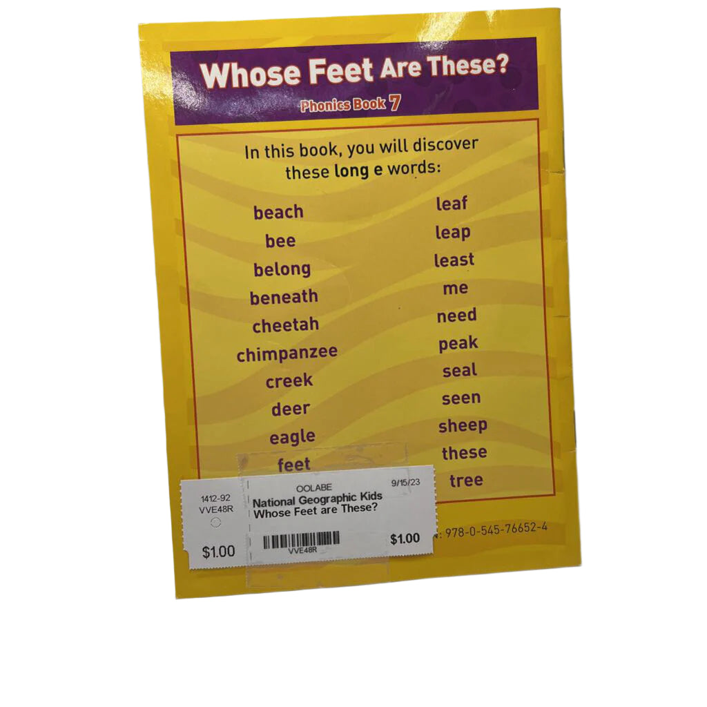 Whose Feet are These?