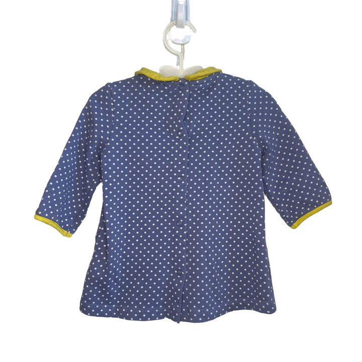 LS Peter Pan Collar / Dots