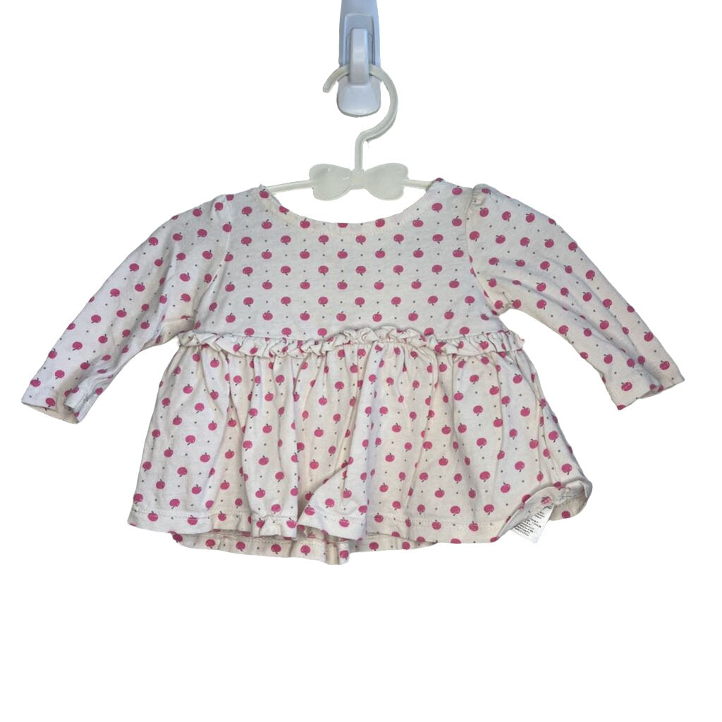 LS Shirt / Skirt Botton w Apples