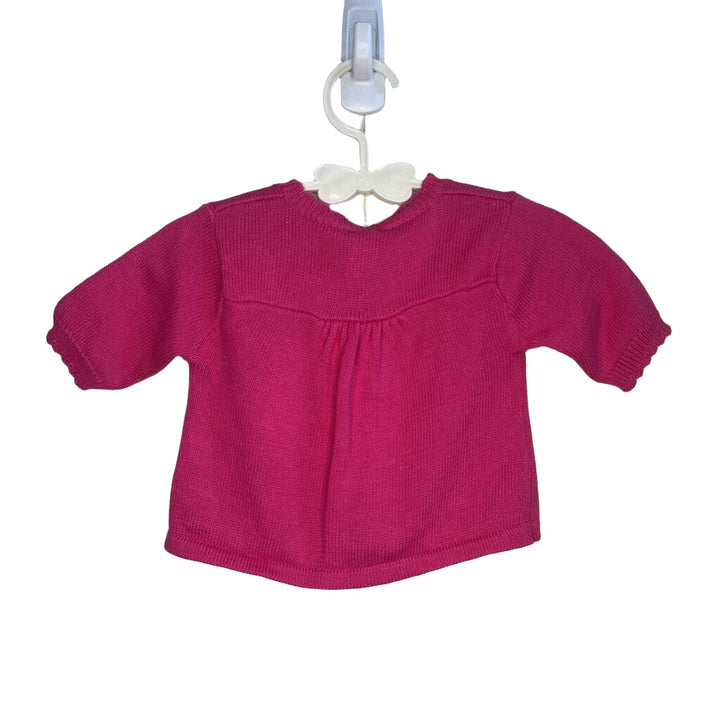 LS Striped Knit Sweater