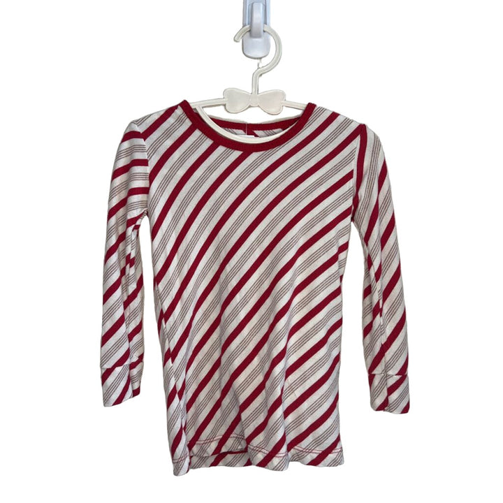 LS Red Striped Pajama Set