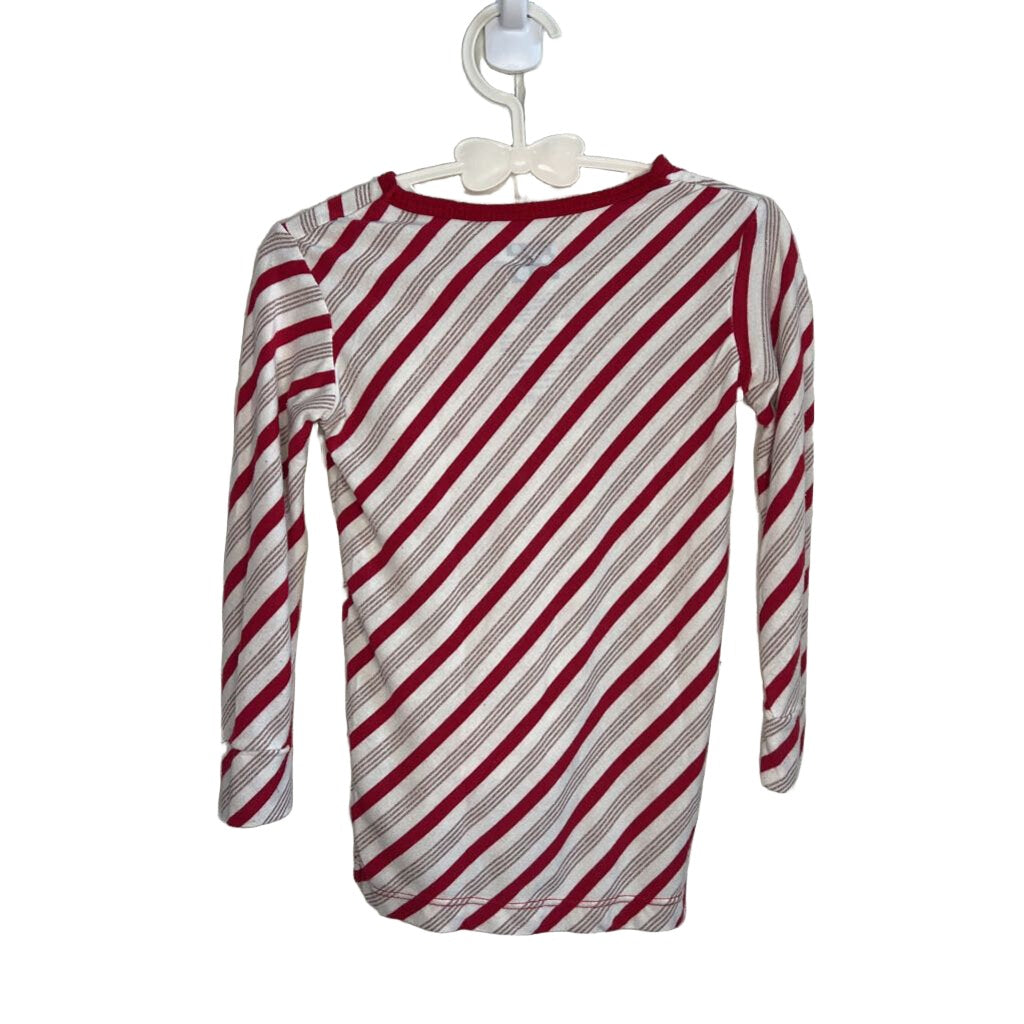 LS Red Striped Pajama Set