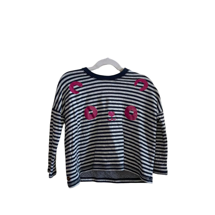 LS Striped Shirt / Bear Face